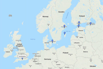 cruise to Copenhagen, Stockholm, Tallinn, St. Petersburg, Helsinki & Visby