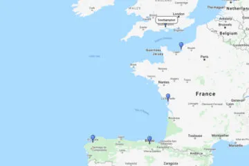 7-day cruise to La Rochelle, Bilbao, La Coruna & Le Havre
