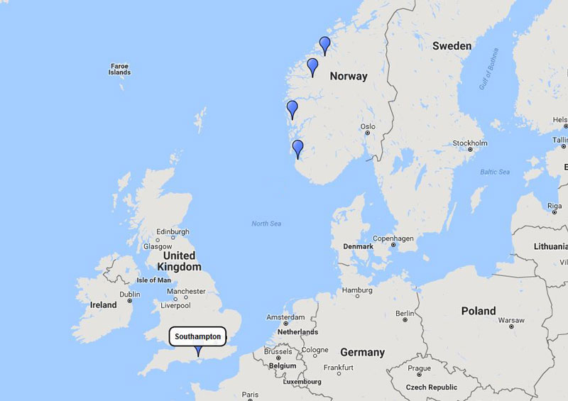 scandinavian cruises 2024 from southampton